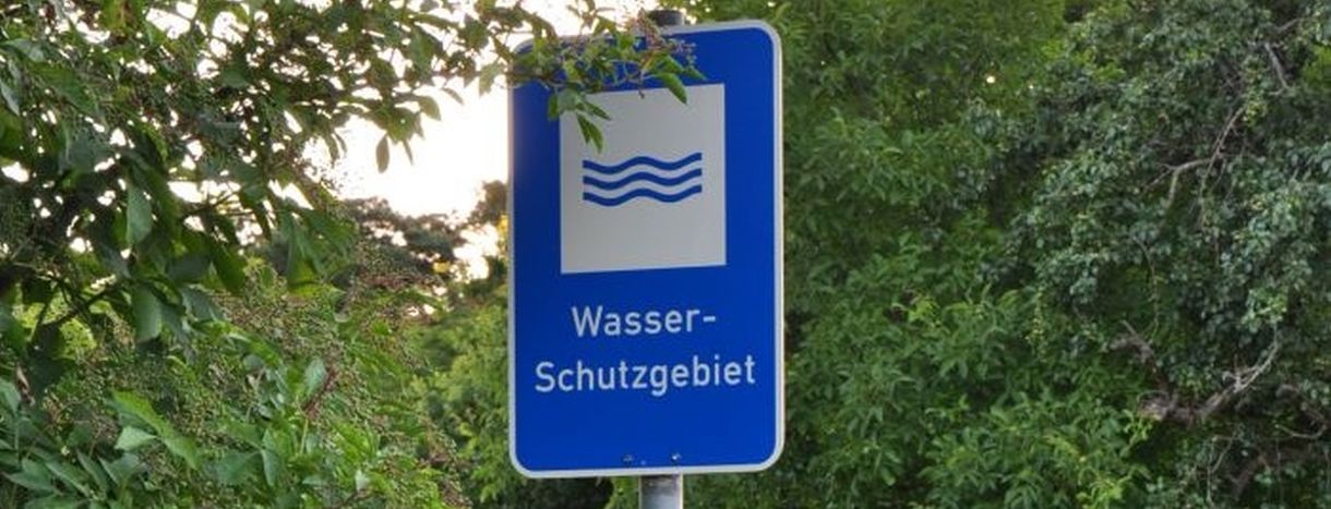 Wasserschutzgebiet Schild; Bild LTZ Augustenberg