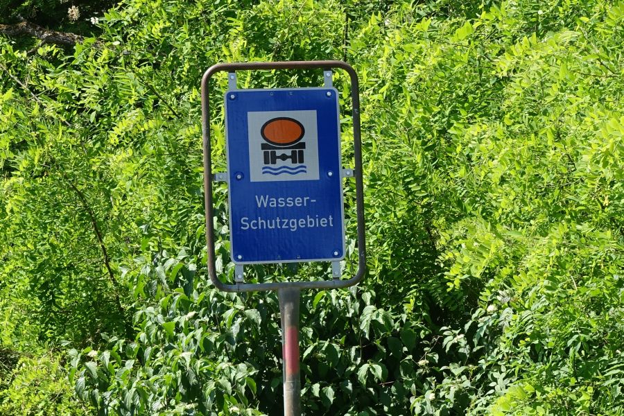 Schild  Wasserschutzgebiet